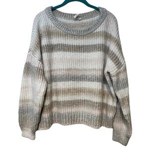 Adyson Parker Striped Plus Size Sweater Size 1X
